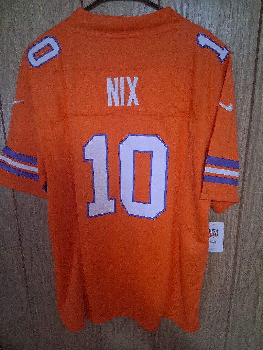 Mystery Sports Card With Bo Nix Denver Broncos Orange Crush Fuse Large Jersey
